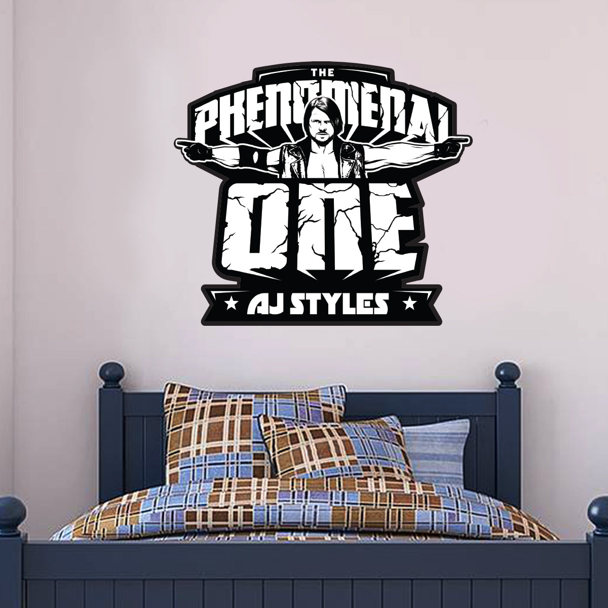 WWE AJ Styles Wall Sticker