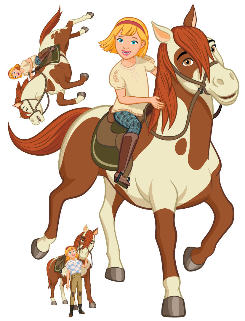 Spirit Riding Free - Abigail & Boomerang Wall Sticker Set