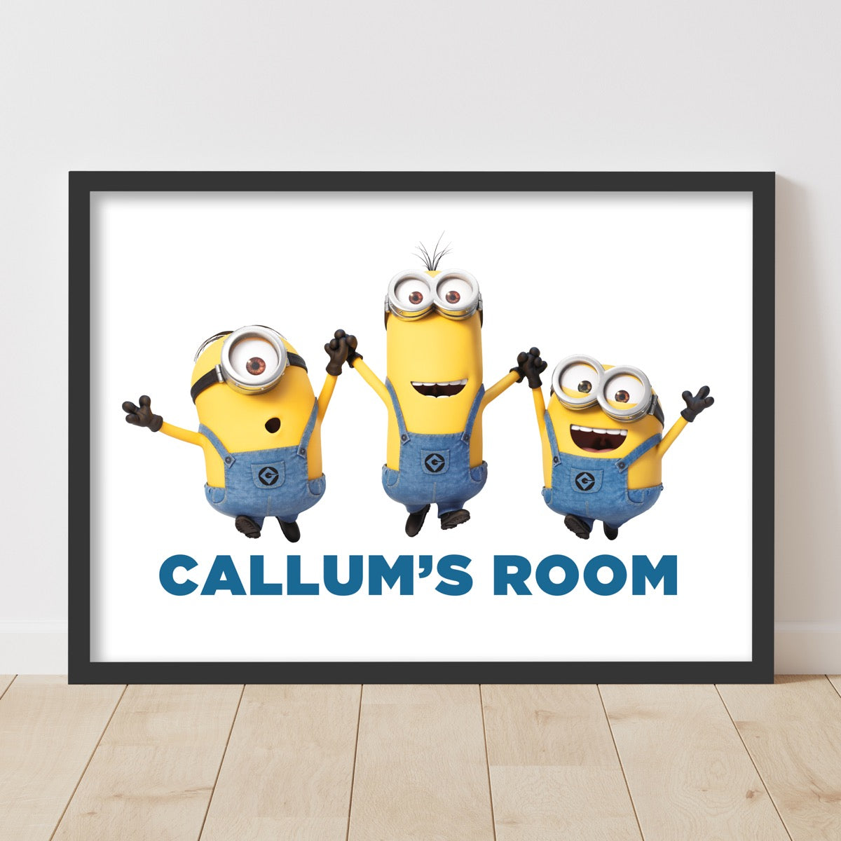 Minions Print - 3 Minions Personalised Name