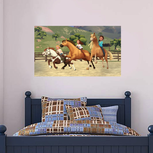 Spirit Riding Free Group Wall Sticker Poster