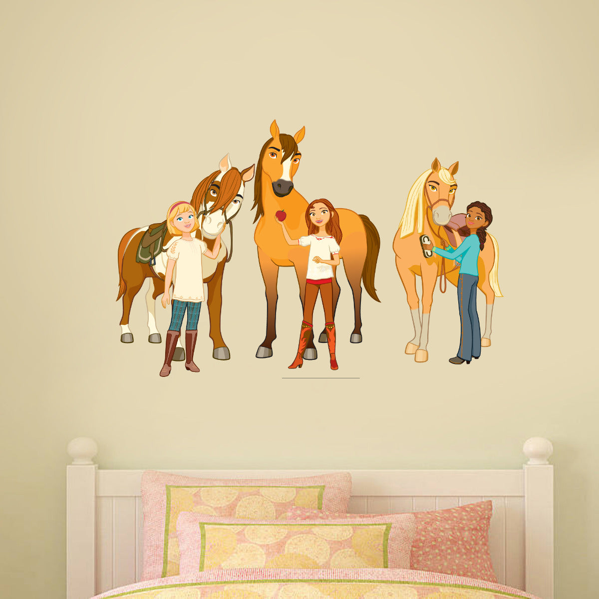 Spirit Riding Free Group Wall Sticker