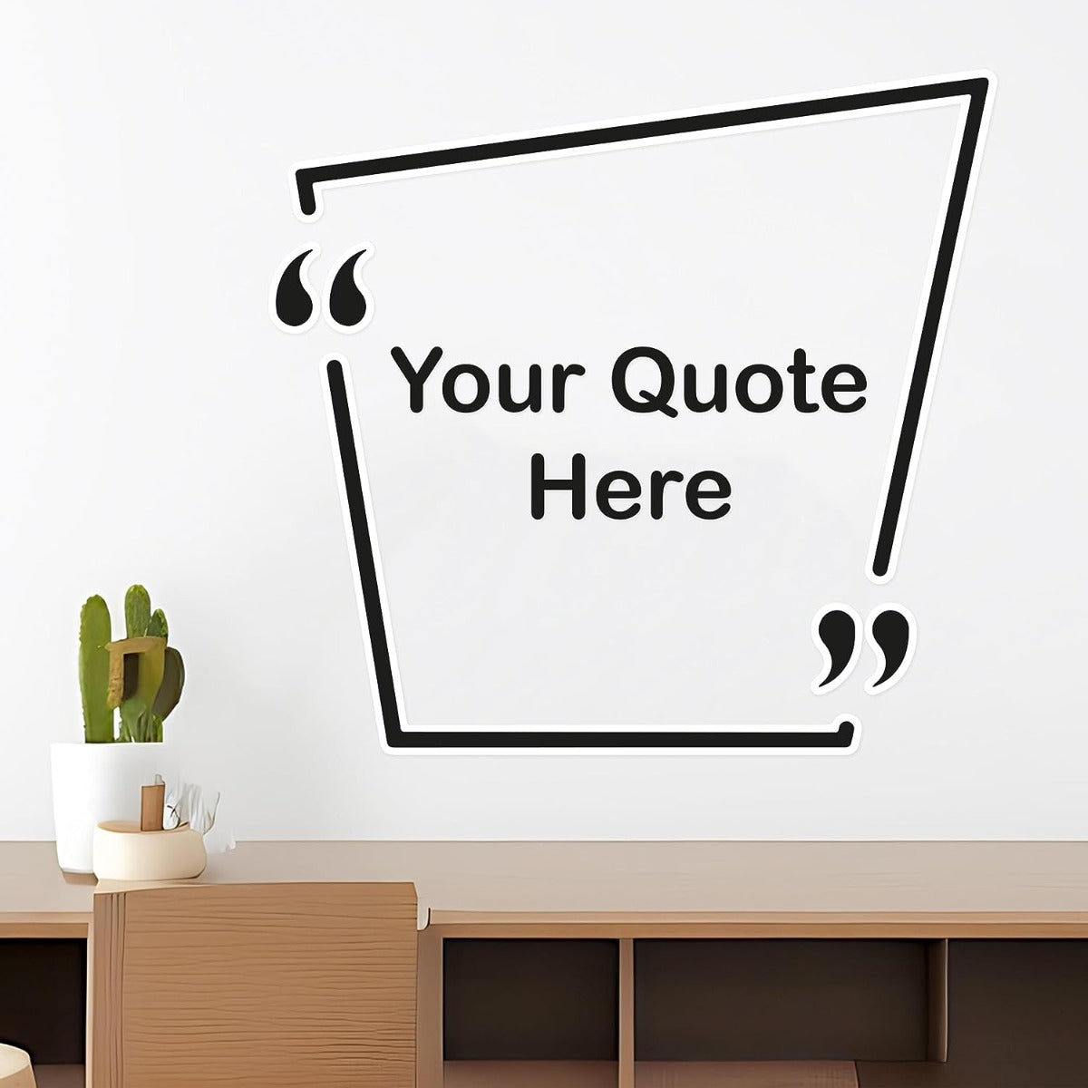 Personalised Quote Speech Bubble Wall Sticker