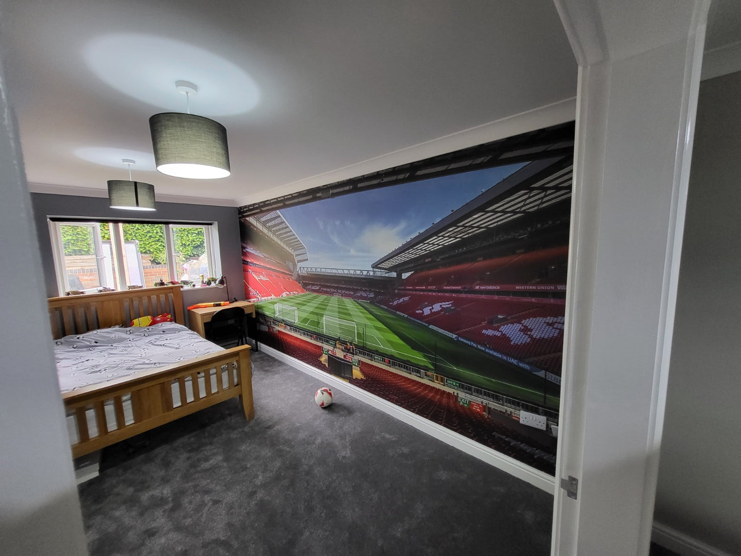 Liverpool FC Anfield Stadium Full Wall Mural - View From The Kop Image