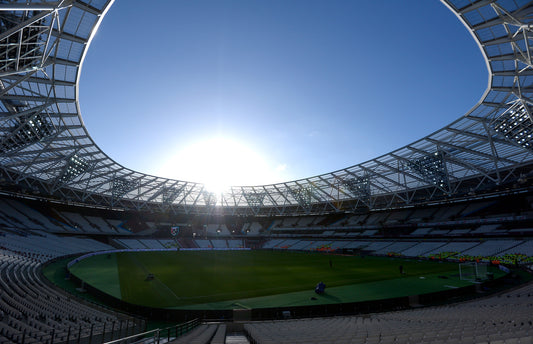 West Ham United London Stadium Full Wall Mural Inside Stadium Dusk