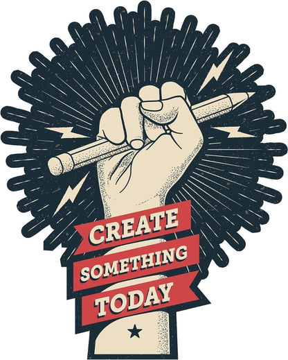 Create Something Today Wall Sticker