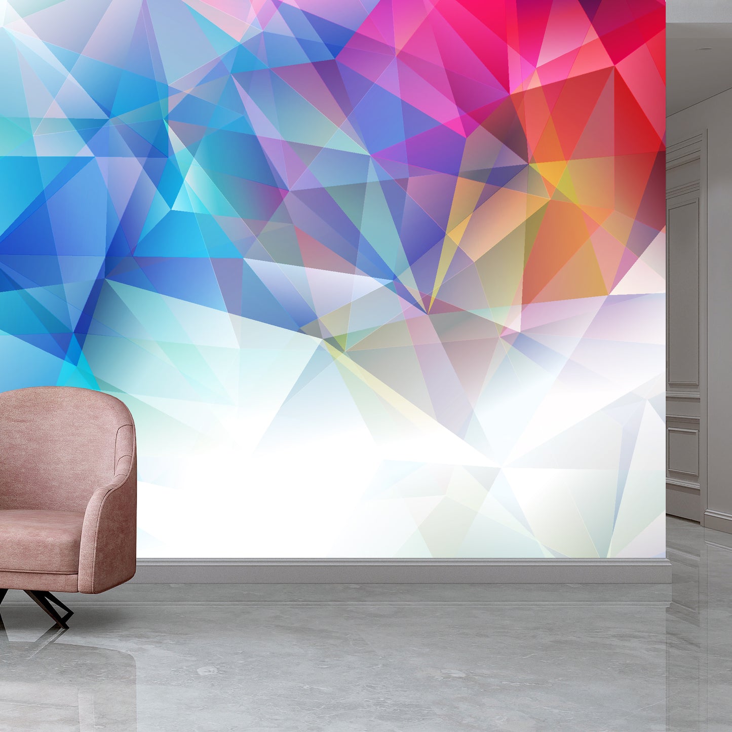 A Rush Of Colour Full Wall Mural