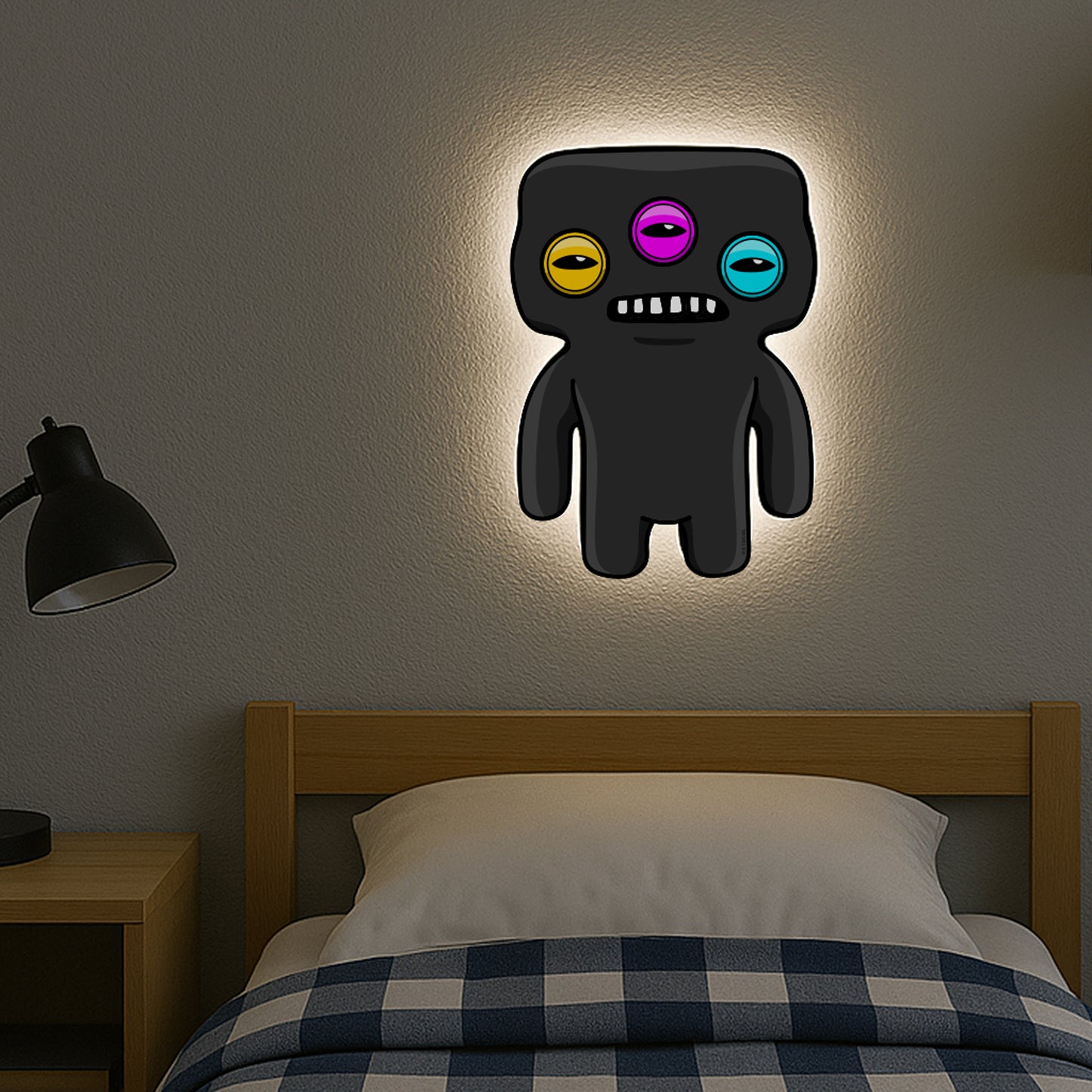 Fuggler Annoyed Alien LED Backlit Wallpop