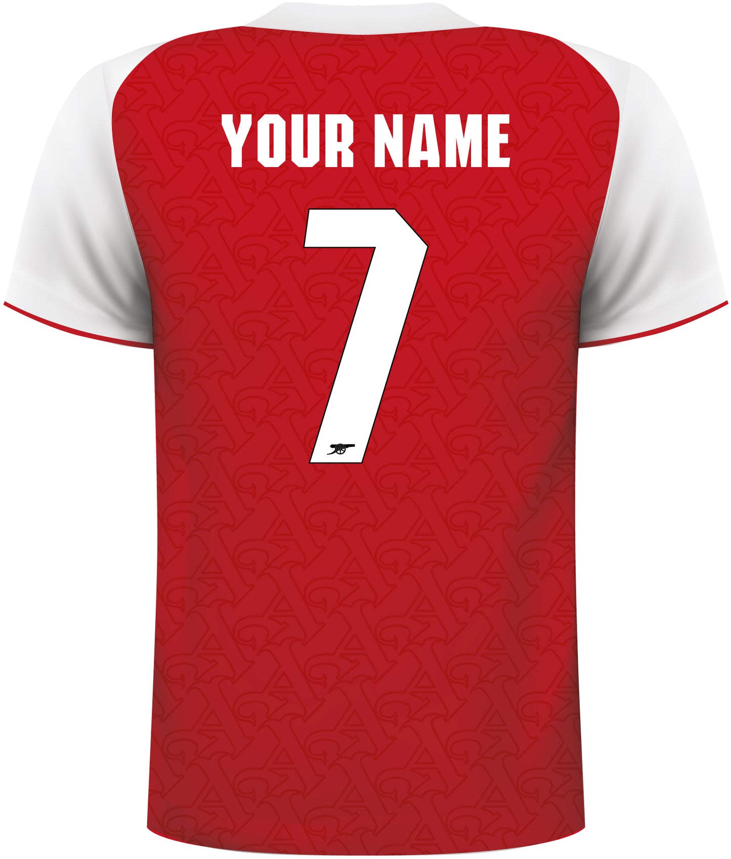 Arsenal Football Club - Personalised Name & Number 25/26 Shirt Wall Sticker