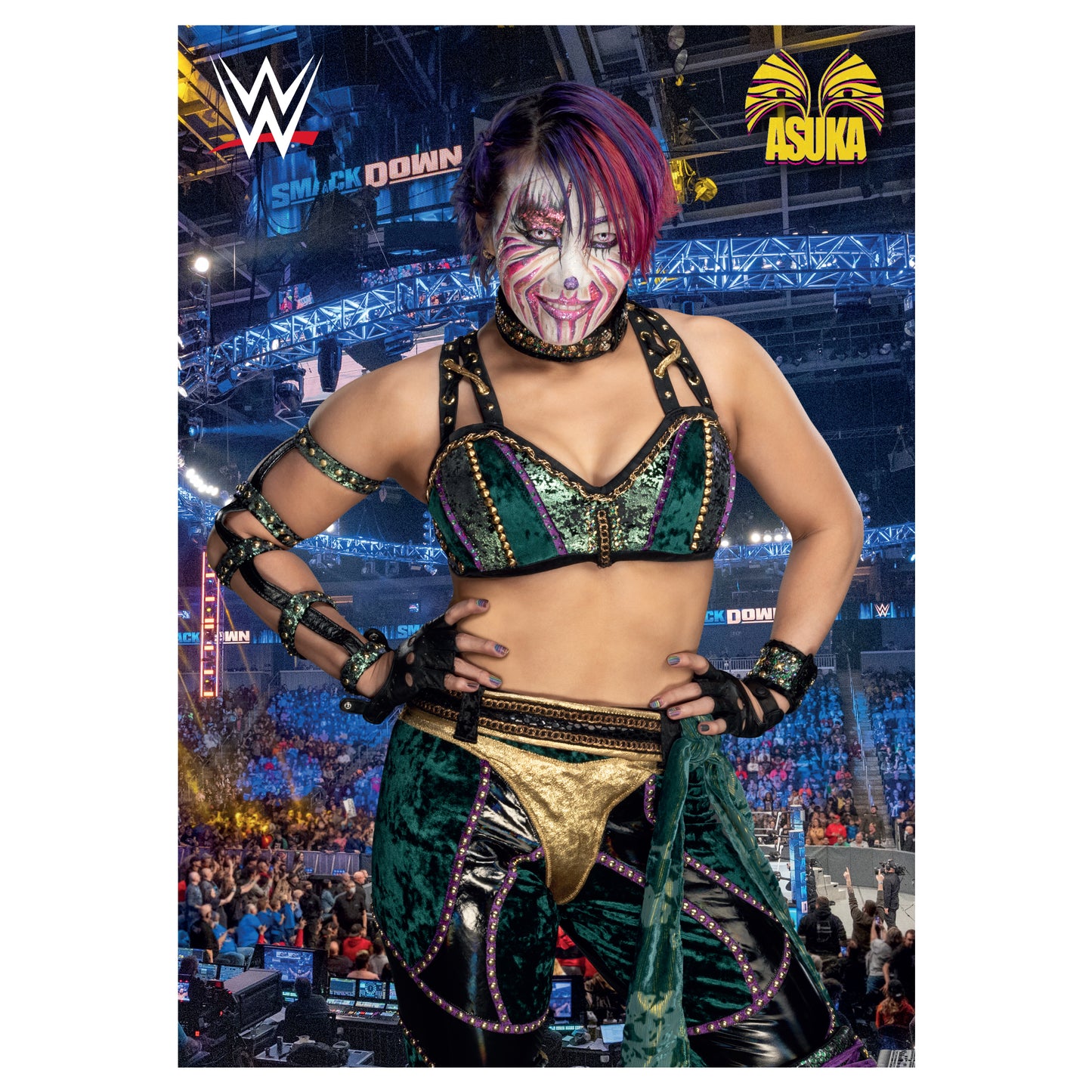 WWE Print - Asuka Crowd Poster Wrestling Wall Art