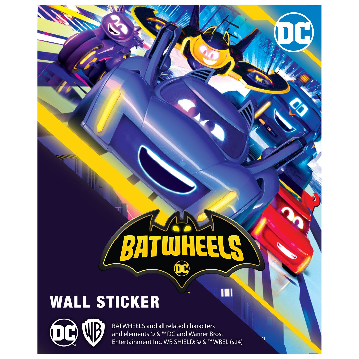 Batwheels™ Wall Sticker - Bam Decal DC Superhero Art