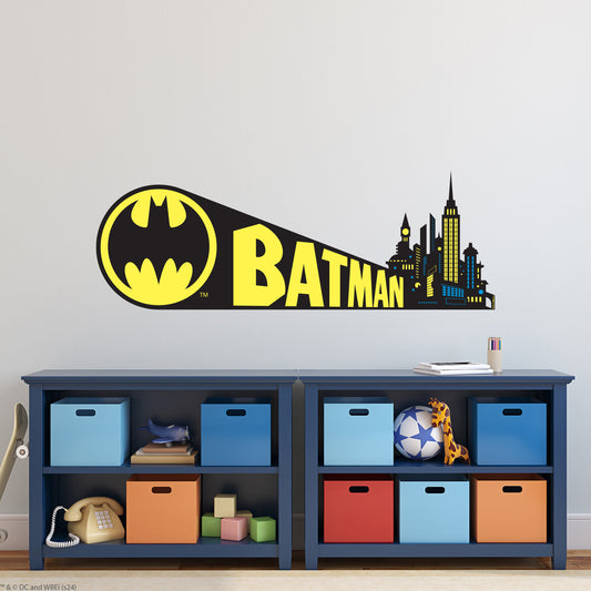 Batman™ Wall Sticker - Bat Signal Wall Decal DC Superhero Art