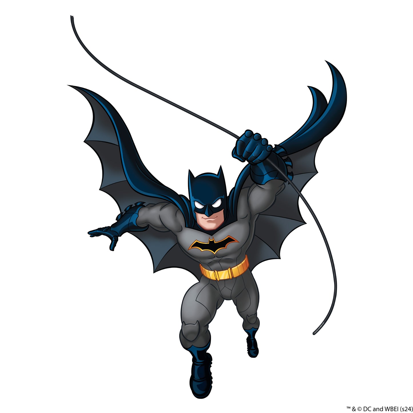 Batman™ Wall Sticker - Batman Swinging In Wall Decal DC Superhero Art