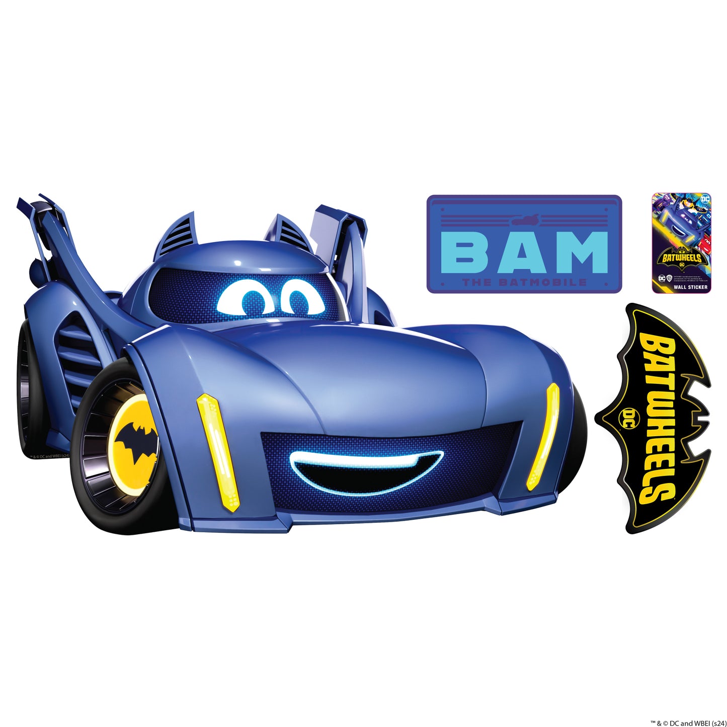 Batwheels™ Wall Sticker - Bam Decal DC Superhero Art