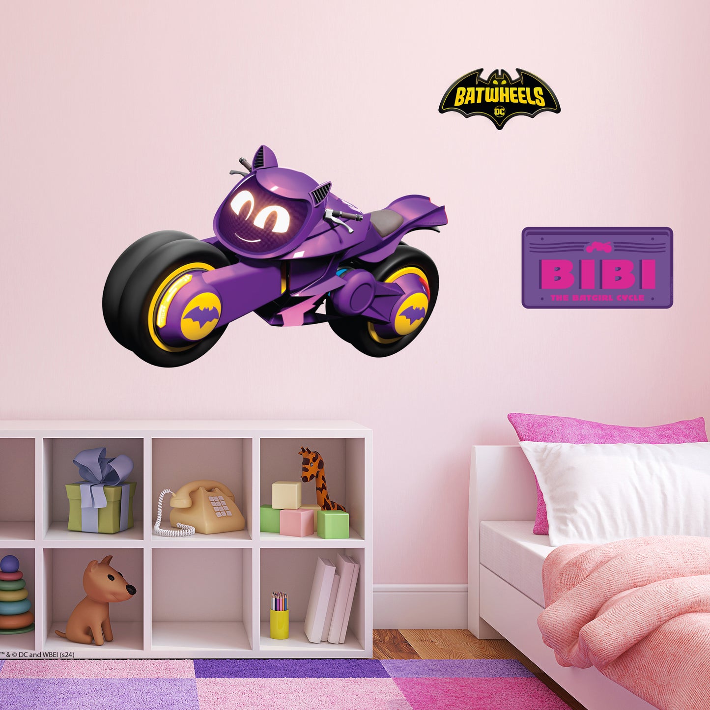 Batwheels™ Wall Sticker - Bibi Decal DC Superhero Art