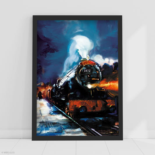 HARRY POTTER Print – Hogwarts Express Artistic Poster Portrait Wall Art