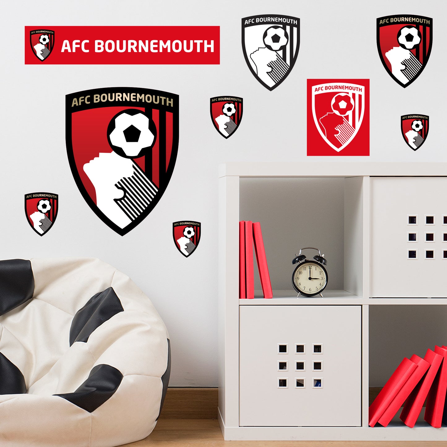 Bournemouth Football Club - Decal Sticker Set