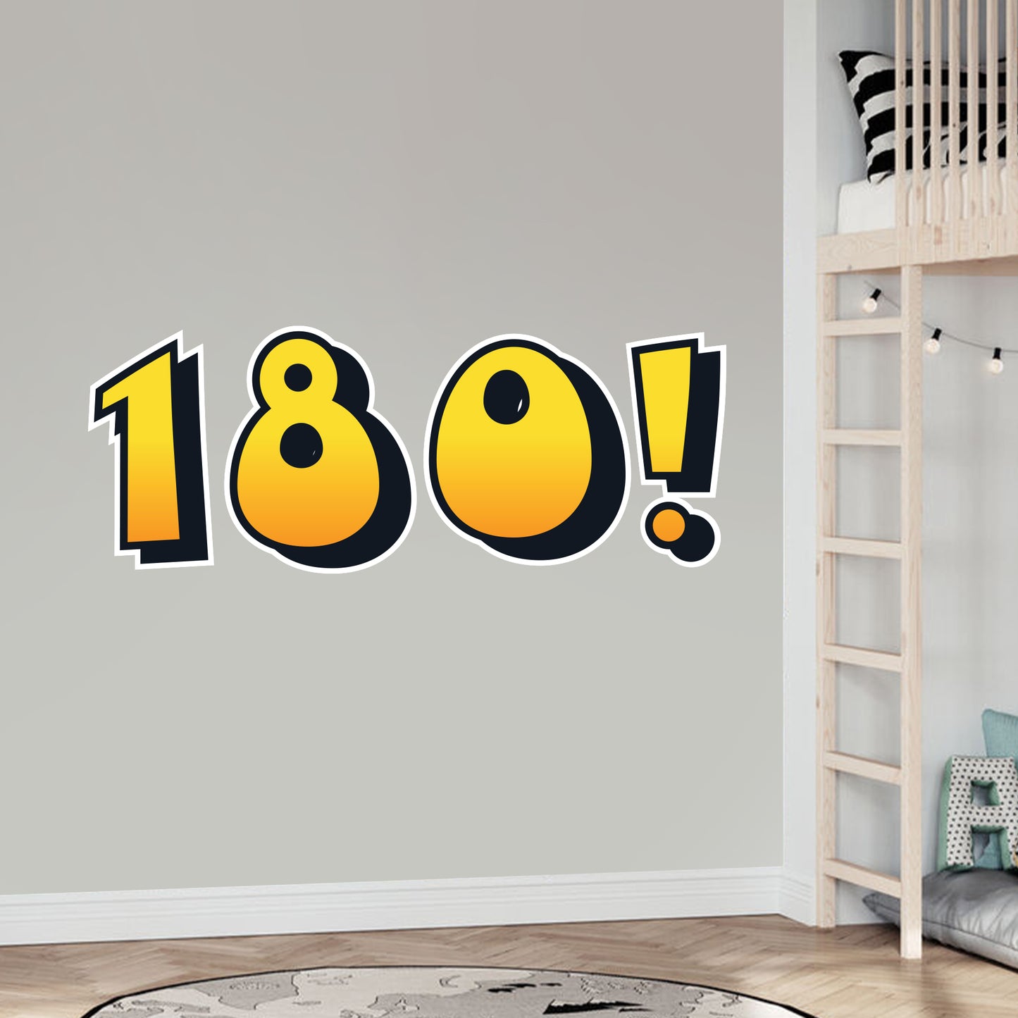 Bullseye Wall Sticker - 180 Icon Wall Sticker
