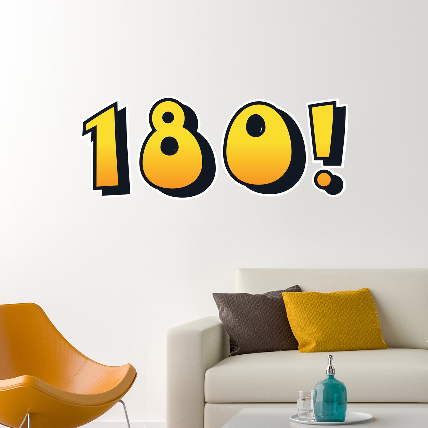 Bullseye Wall Sticker - 180 Icon Wall Sticker