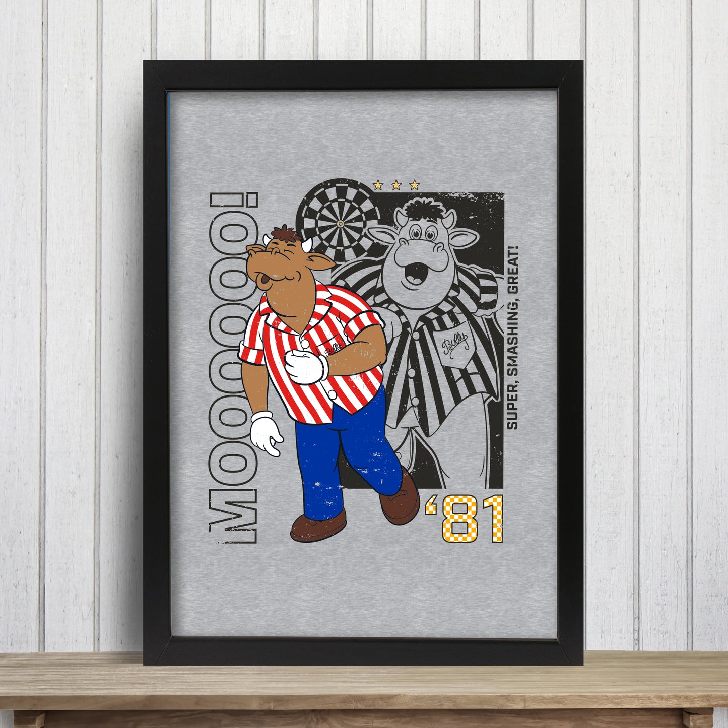 Bullseye Darts Print - Bully 81 Poster