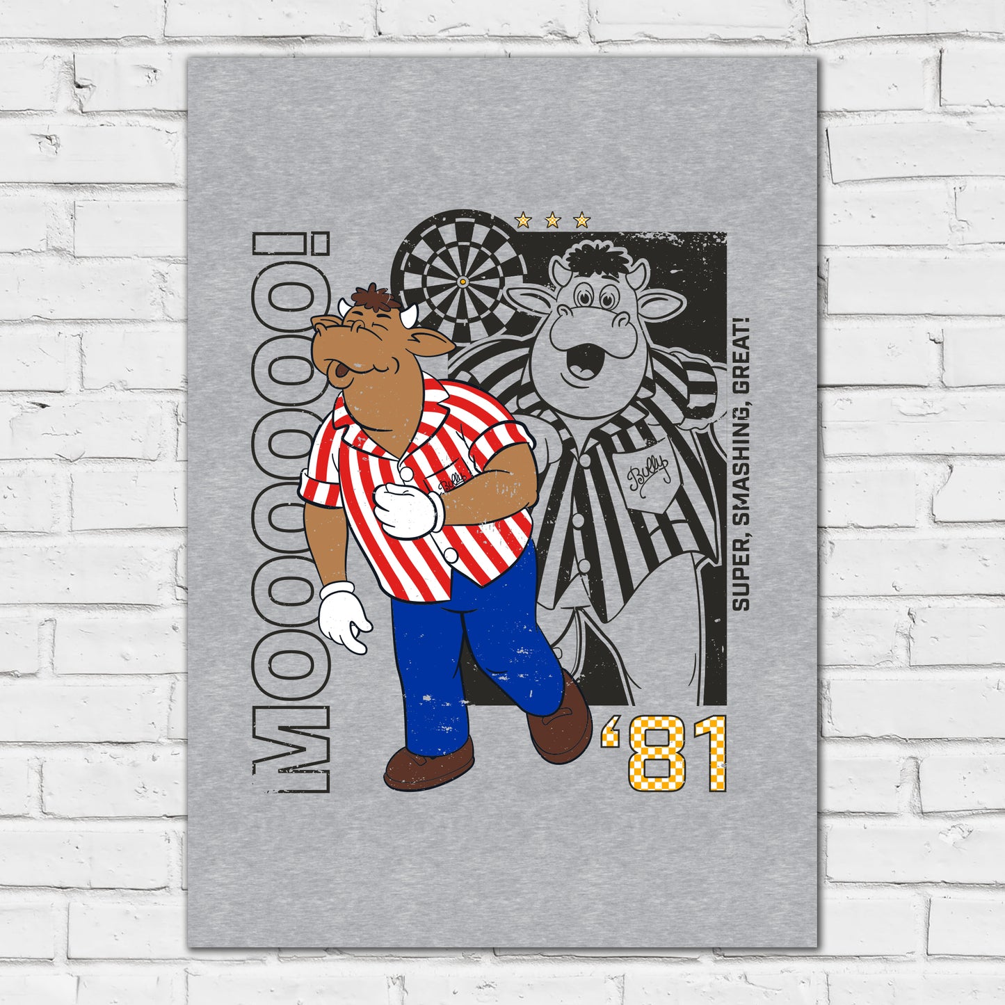 Bullseye Darts Print - Bully 81 Poster