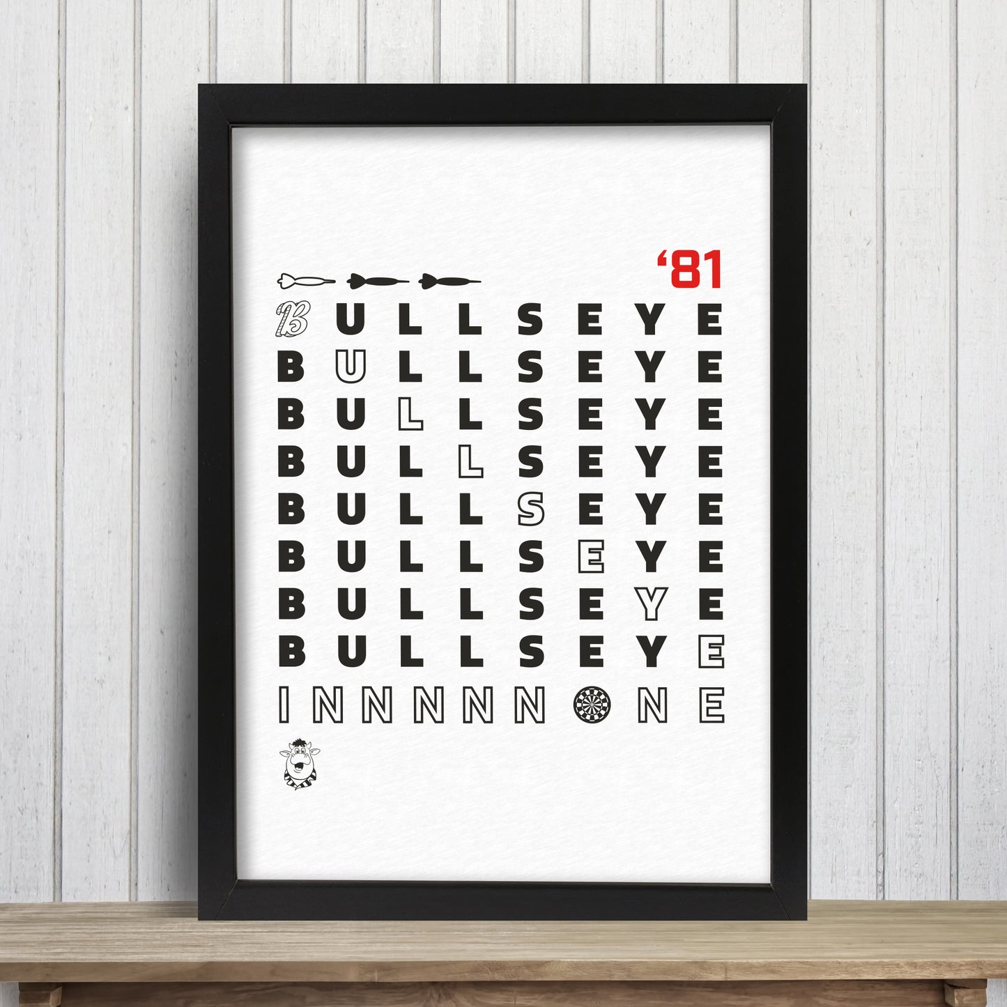Bullseye Darts Print - Bullseye In One Repeat Poster