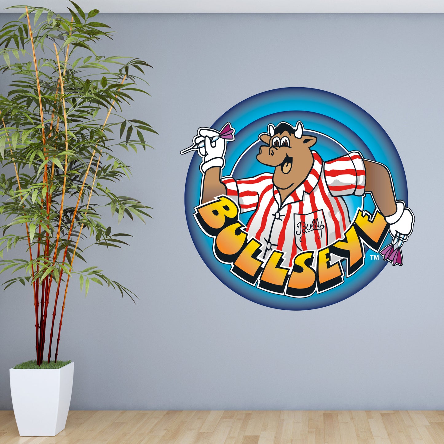 Bullseye Wall Sticker - Bullseye Logo Wall Sticker