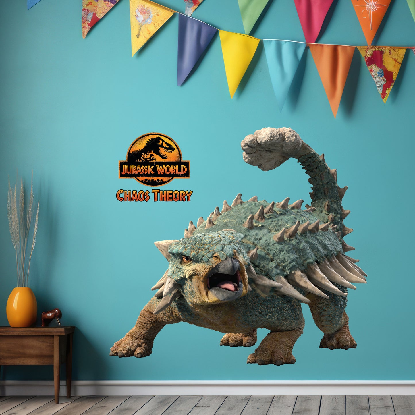 Jurassic Chaos Theory Wall Sticker - Bumpy Wall Art