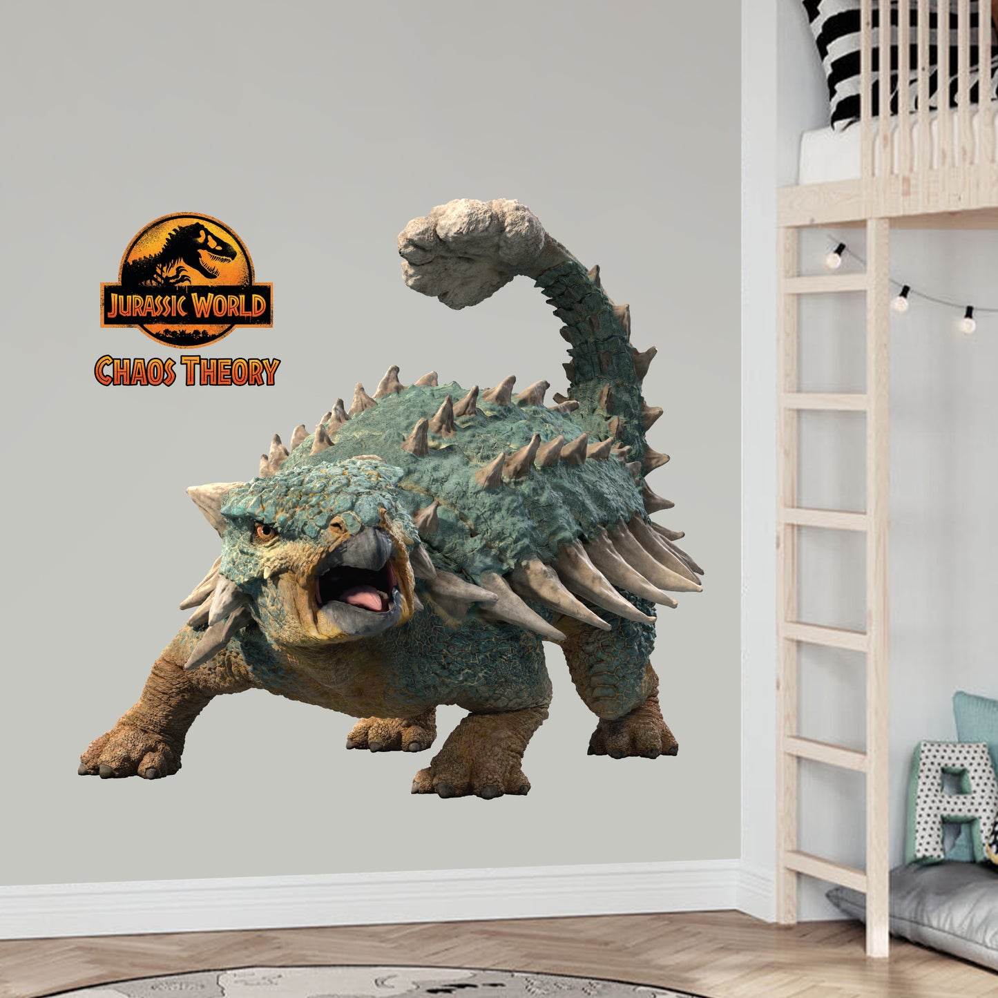Jurassic Chaos Theory Wall Sticker - Bumpy Wall Art
