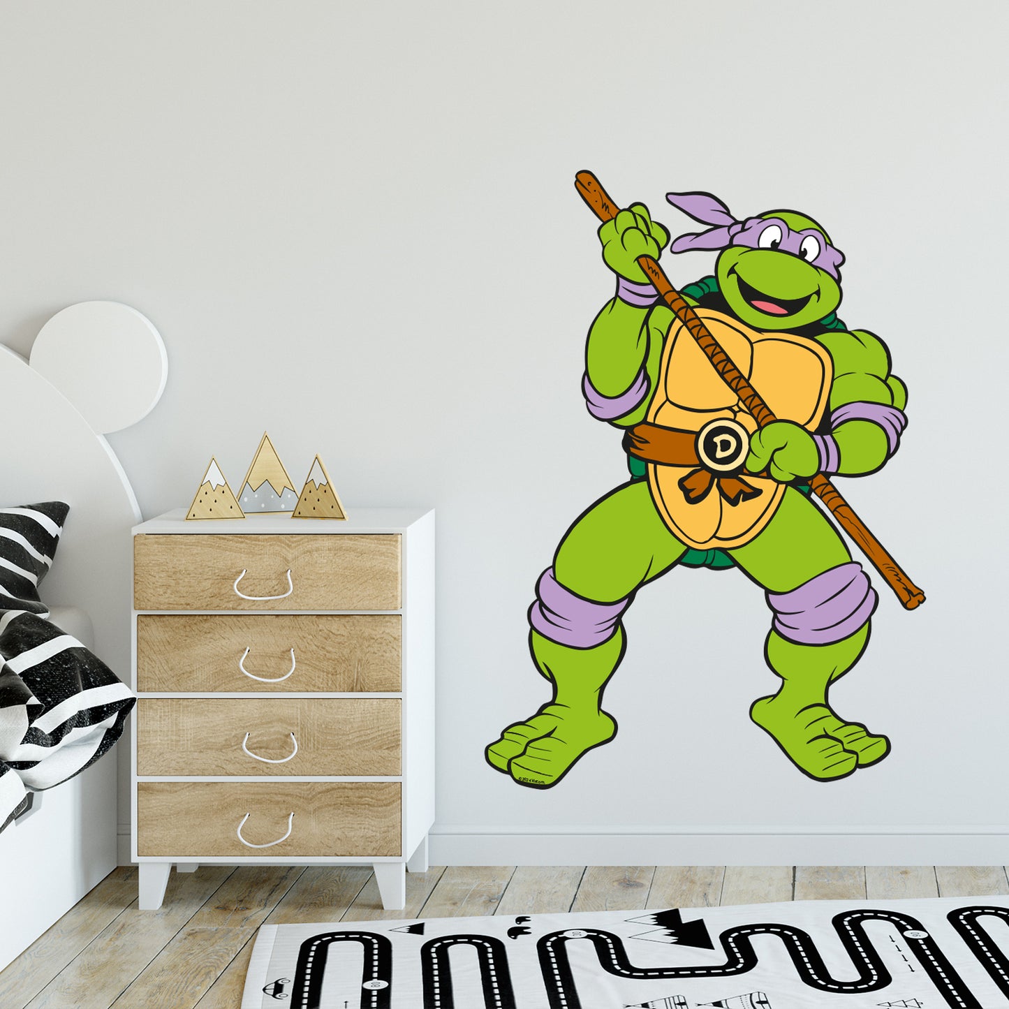 Teenage Mutant Ninja Turtles Wall Sticker - Donnie Character Decal TMNT Art