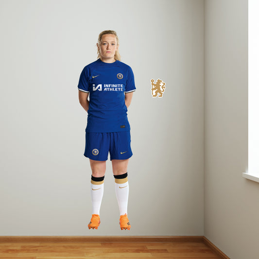 Chelsea FC - Erin Cuthbert 23/24 Player Wall Sticker + CFC Decal Set