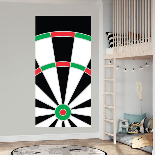 Darts Wall Sticker - Dart Board Top Section Decal Wall Art