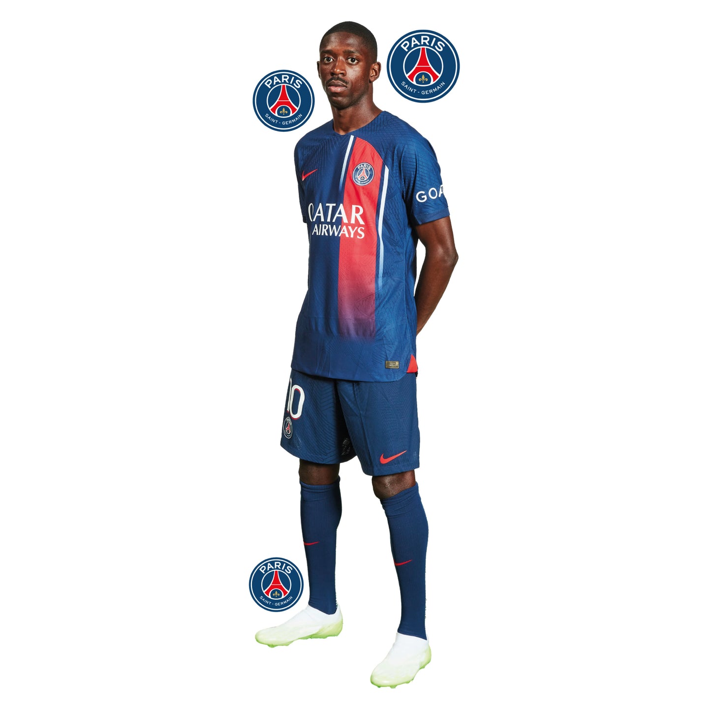 Paris Saint-Germain F.C. Dembele Player Wall Sticker