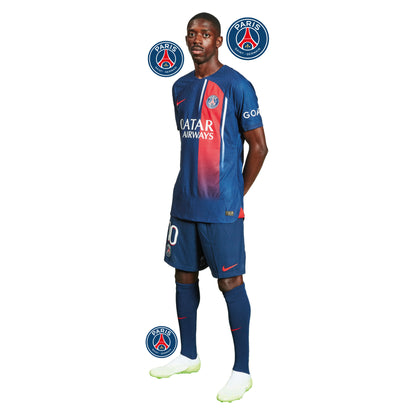 Paris Saint-Germain F.C. Dembele Player Wall Sticker