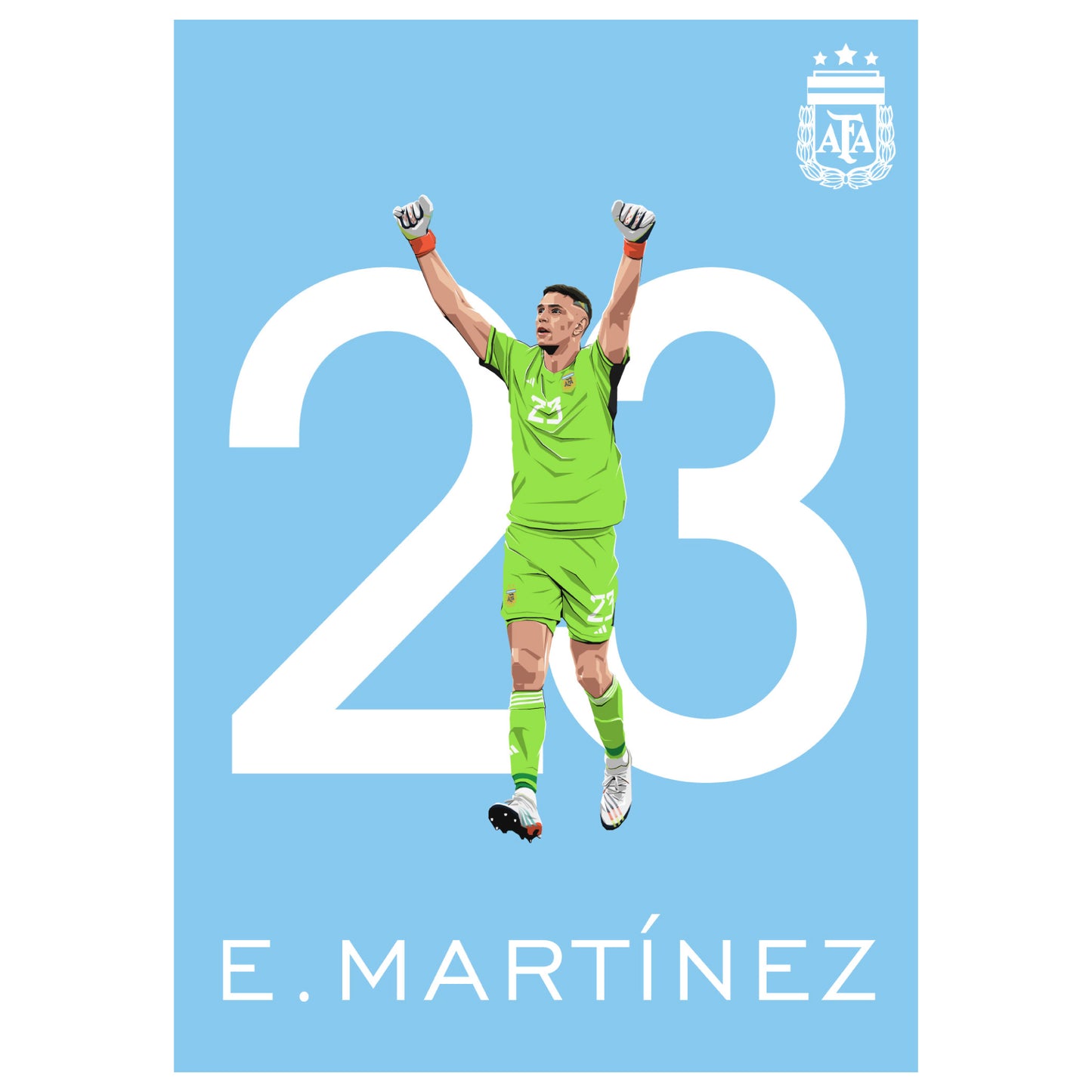 Argentina Print - Emi Martinez Illustration Poster