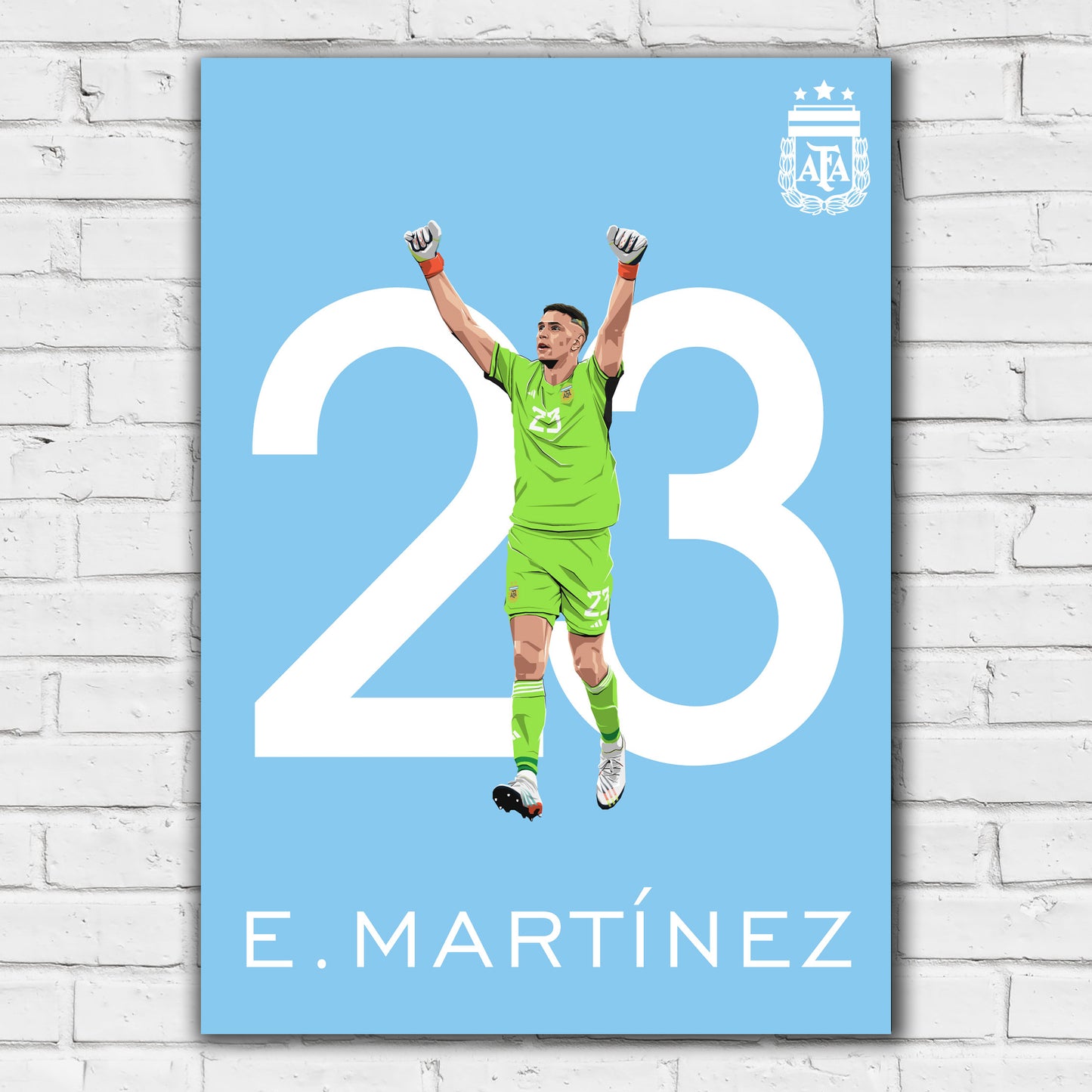 Argentina Print - Emi Martinez Illustration Poster