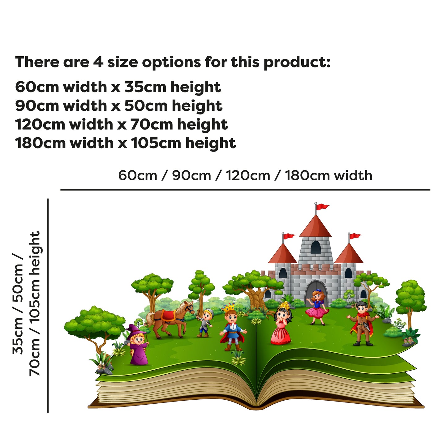 Fairy Wall Sticker - Book Decal Wall Art