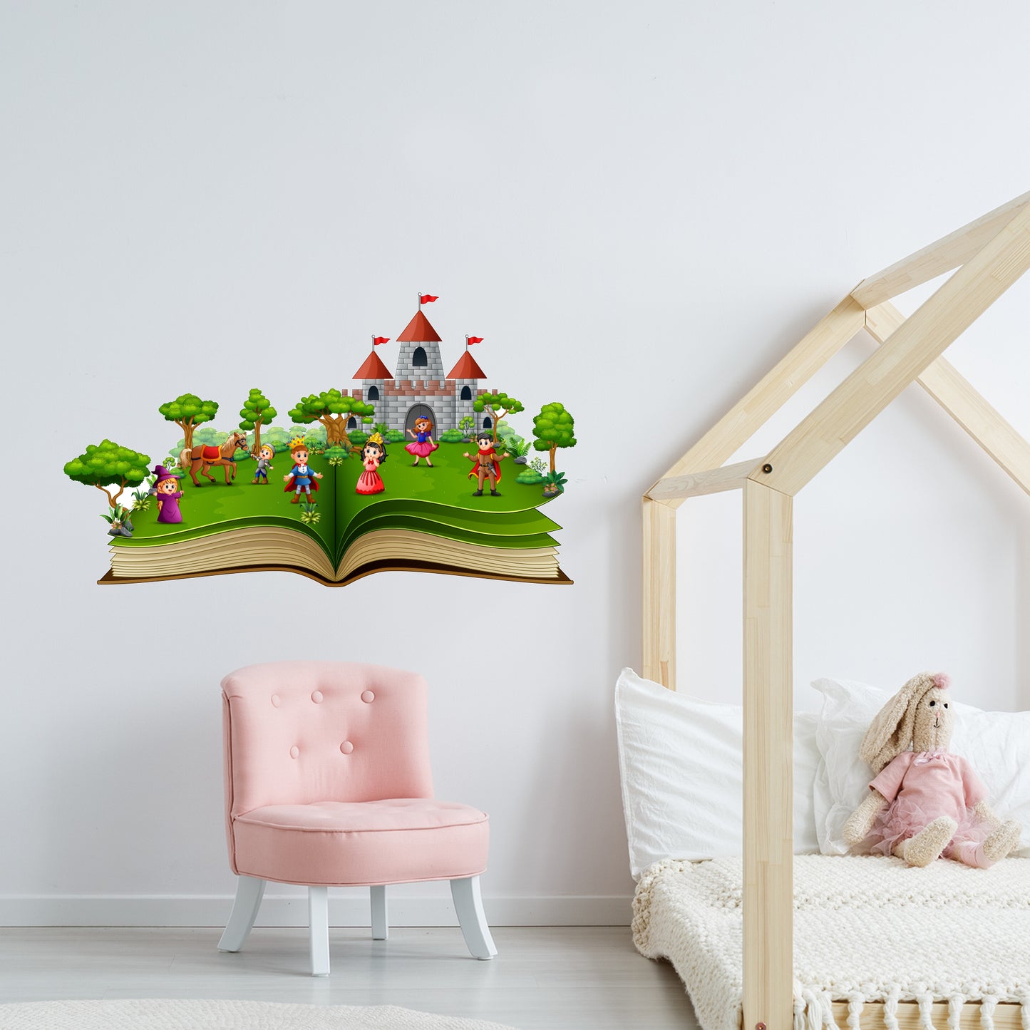 Fairy Wall Sticker - Book Decal Wall Art