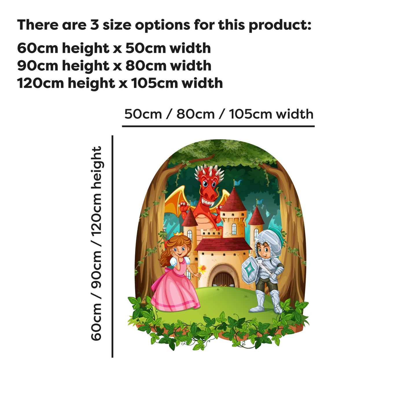 Fairy Wall Sticker - Castle Decal Wall Art