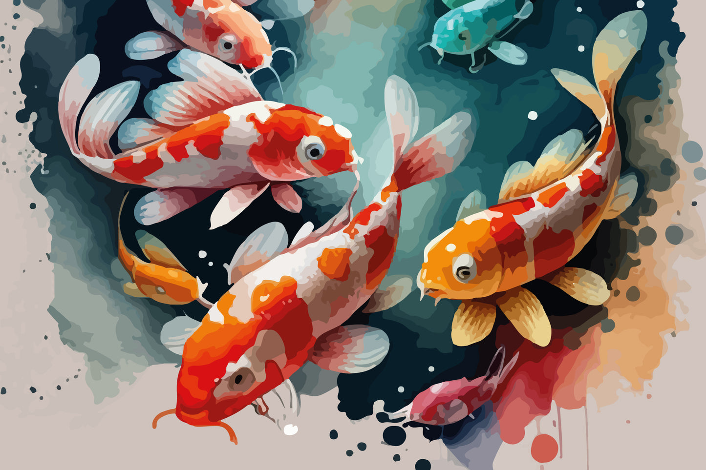 Fish Full Wall Mural