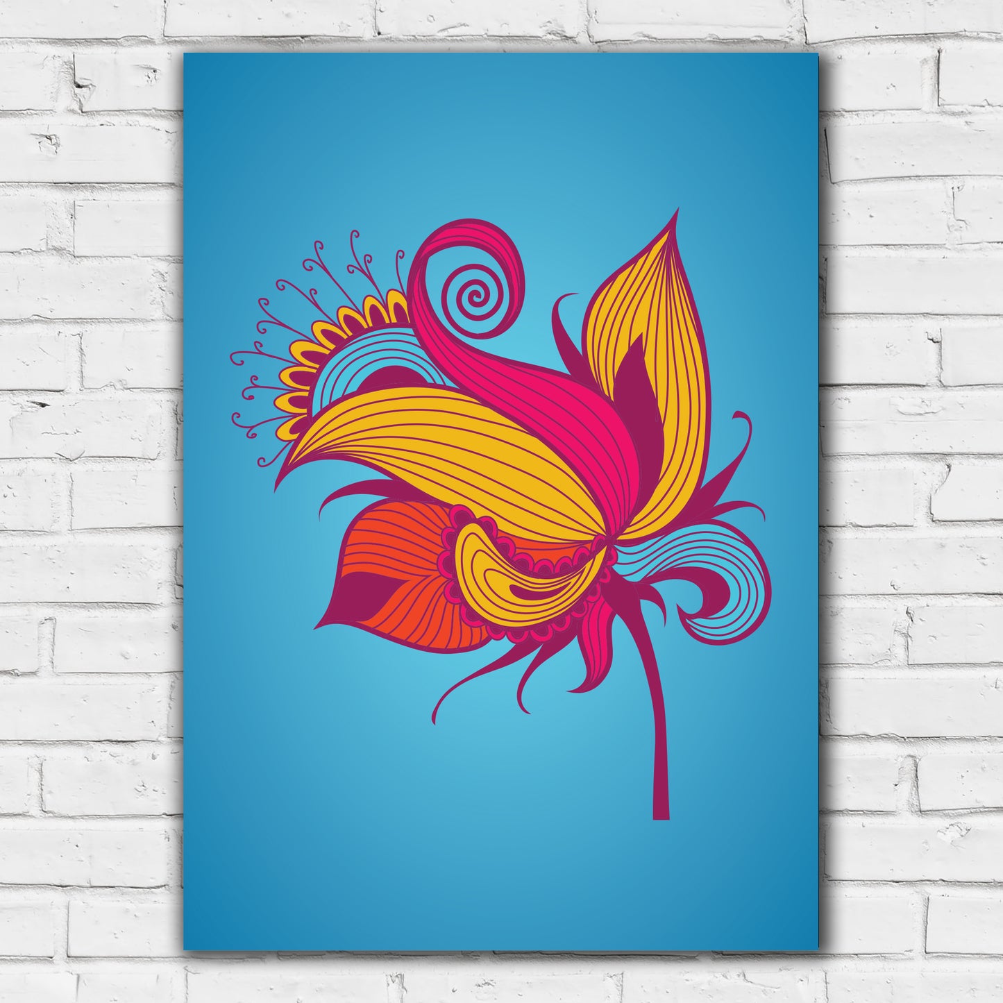 Floral Wall Print - Flower Print Poster Wall Art