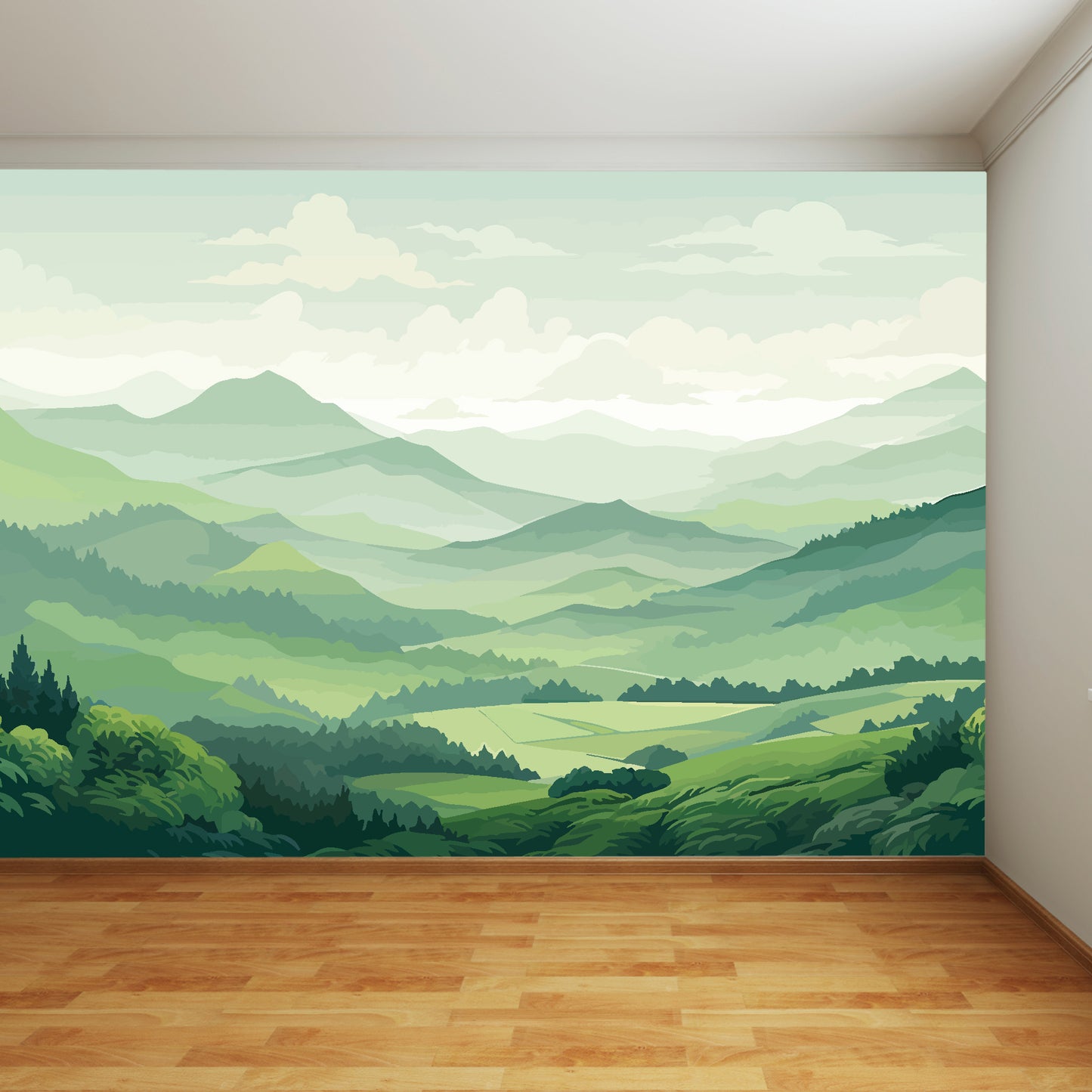 Forest Valley Full Wall Mural