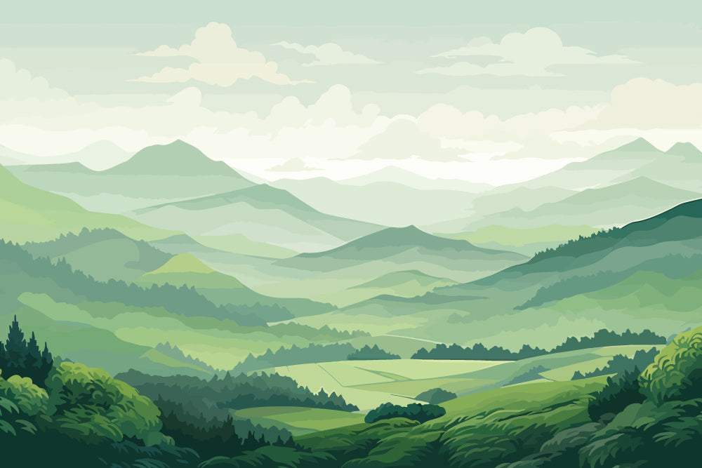 Forest Valley Full Wall Mural