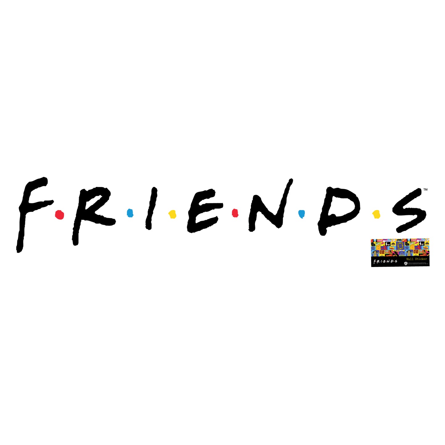Friends Wall Sticker - Friends Logo Decal Wall Art
