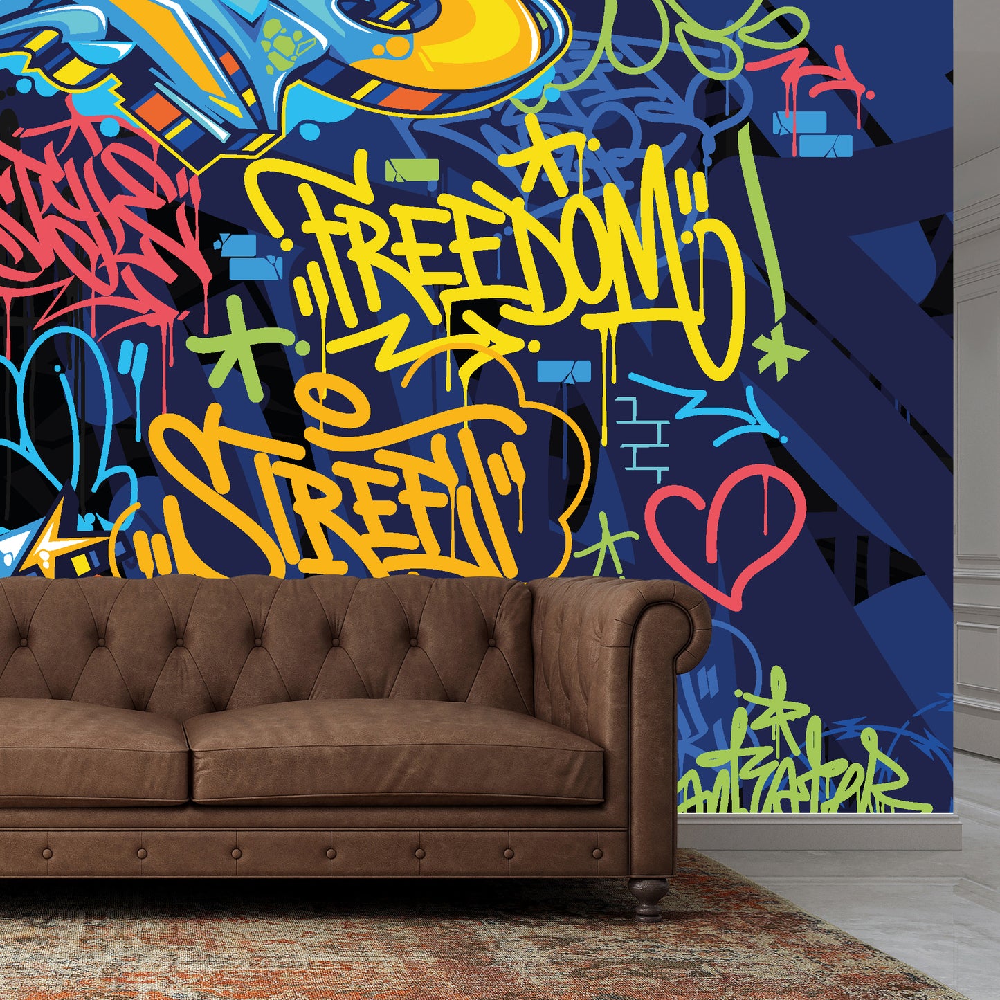 Graffiti Tag Full Wall Mural