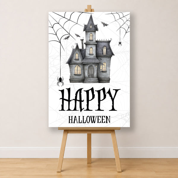 Halloween Sign - Haunted House Personalised Foamex Board