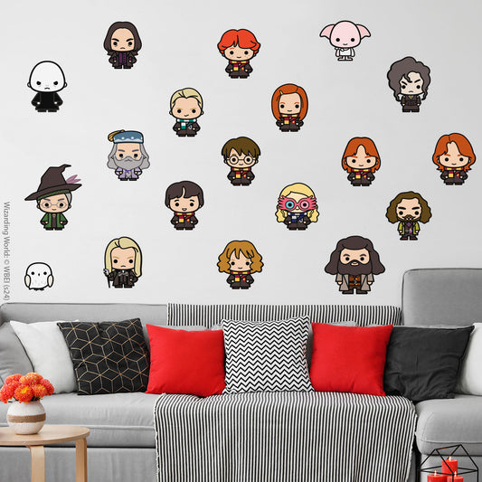 HARRY POTTER Wall Sticker – 19 Character Charm Art Wall Decal Set Wizarding World Art