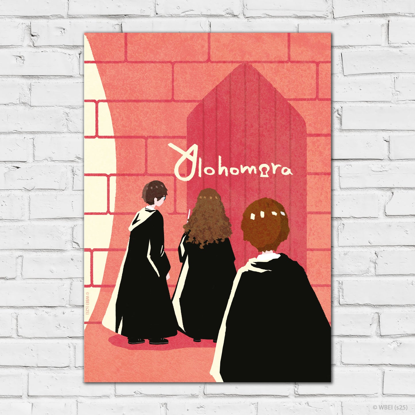 HARRY POTTER Print – Alohomora Spell Illustration Poster Wall Art