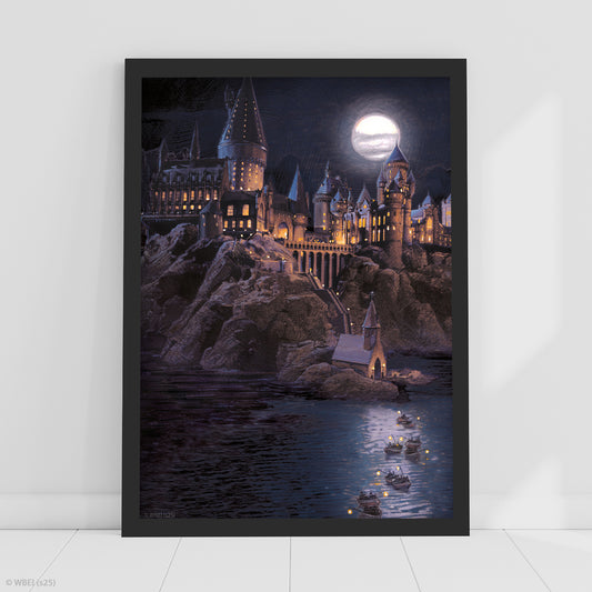 HARRY POTTER Print – Boats To Hogwarts Poster Wall Art