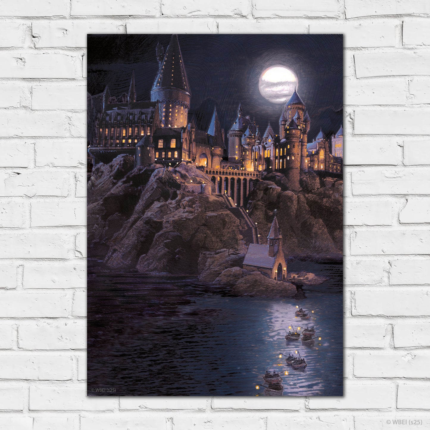 HARRY POTTER Print – Boats To Hogwarts Poster Wall Art