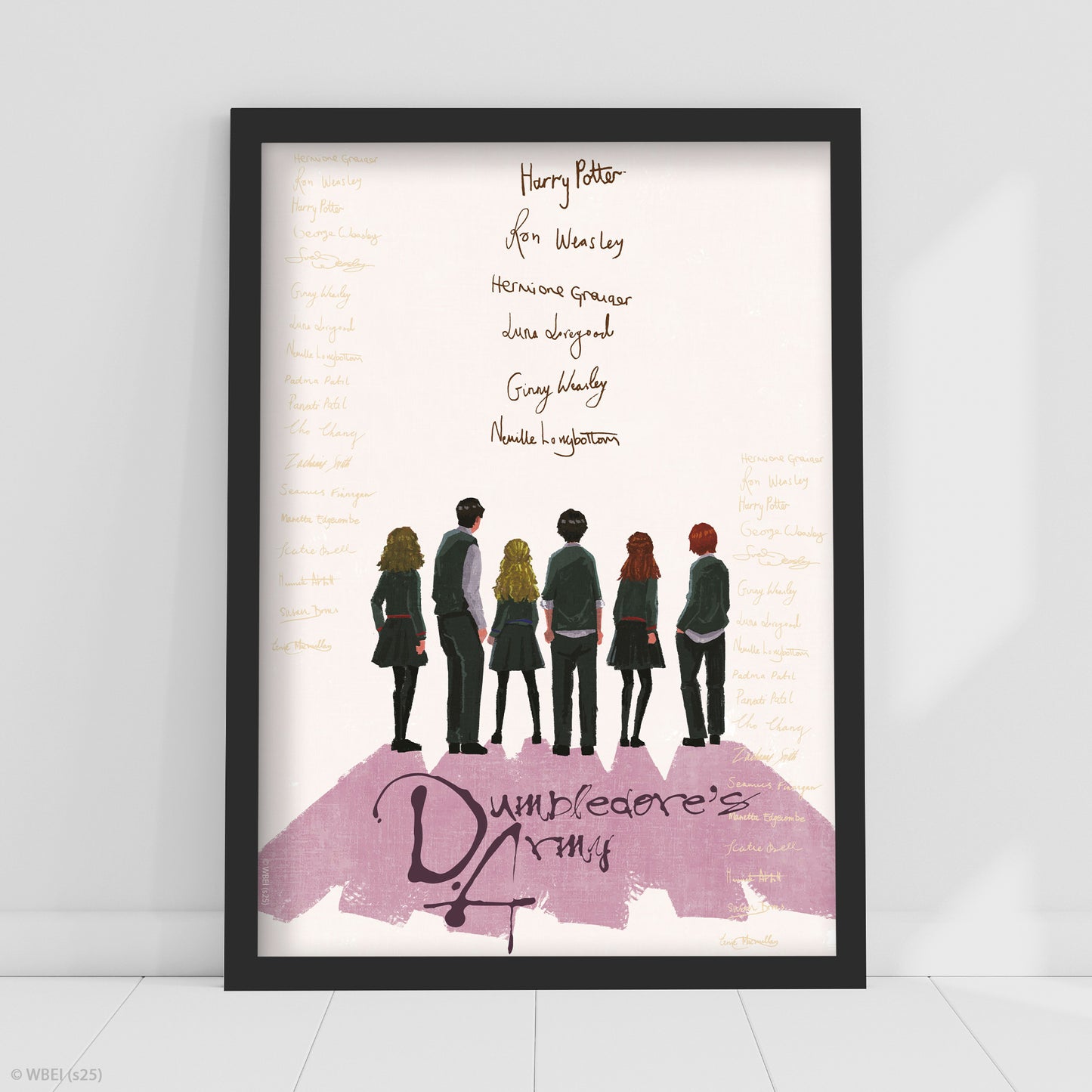 HARRY POTTER Print – Dumbledore's Army Sketch Poster Wall Art